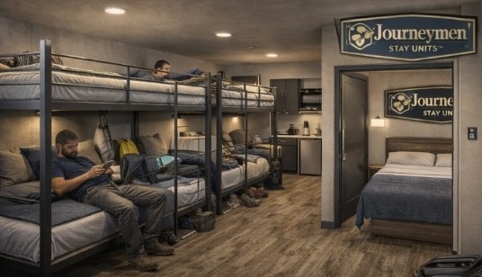 6-man crew model interior